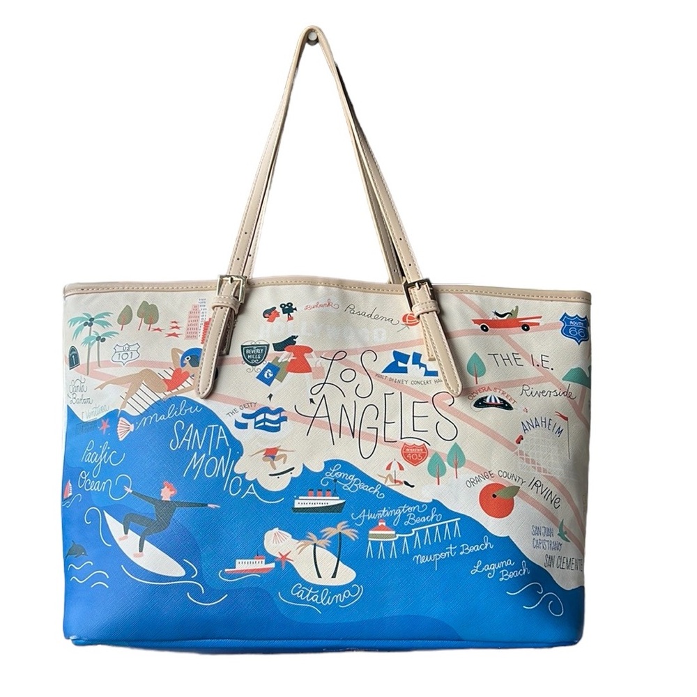 Spartina 449 Nautical Tote Blue and Cream